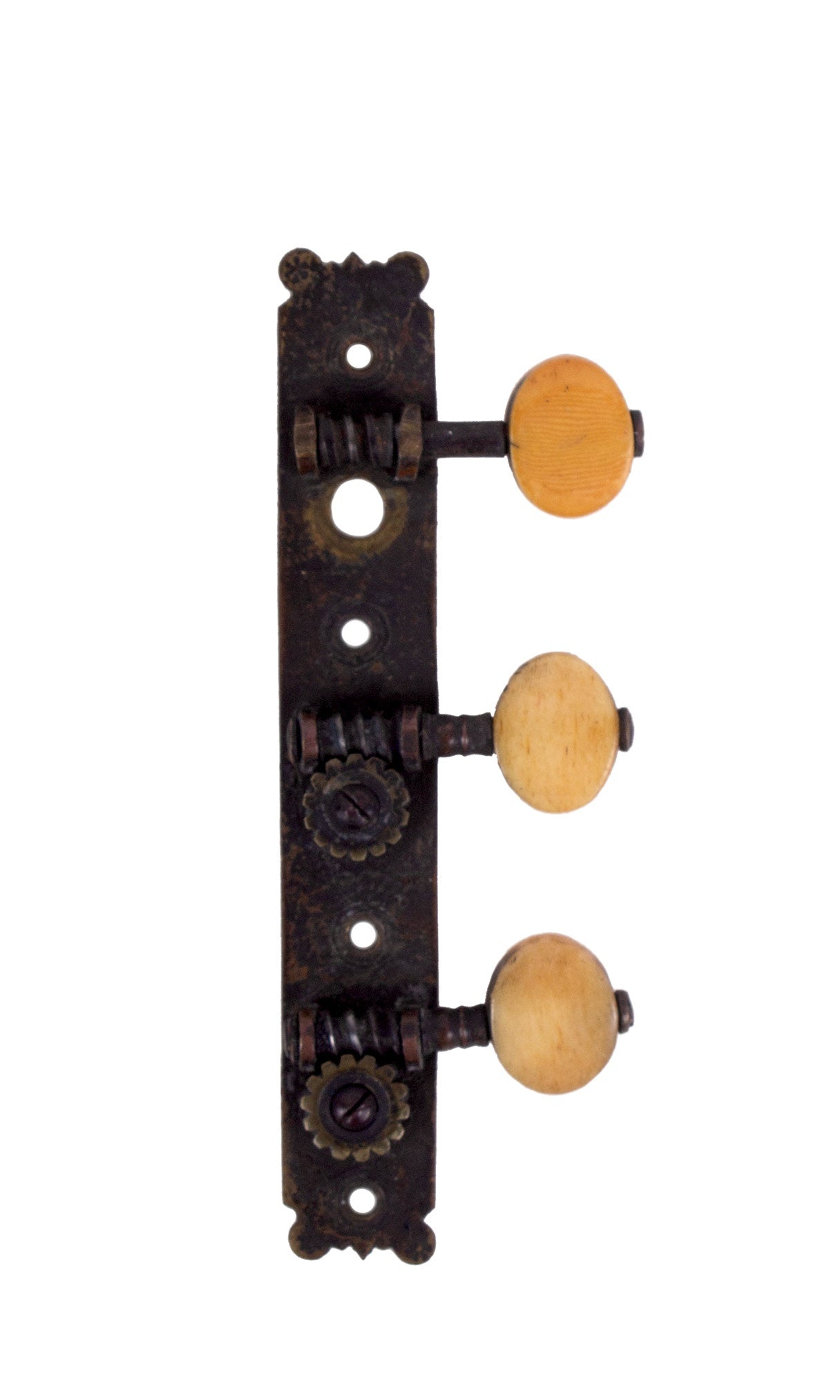 19h Cent Seidel-Style Single Strip Tuner w/ Bone Buttons