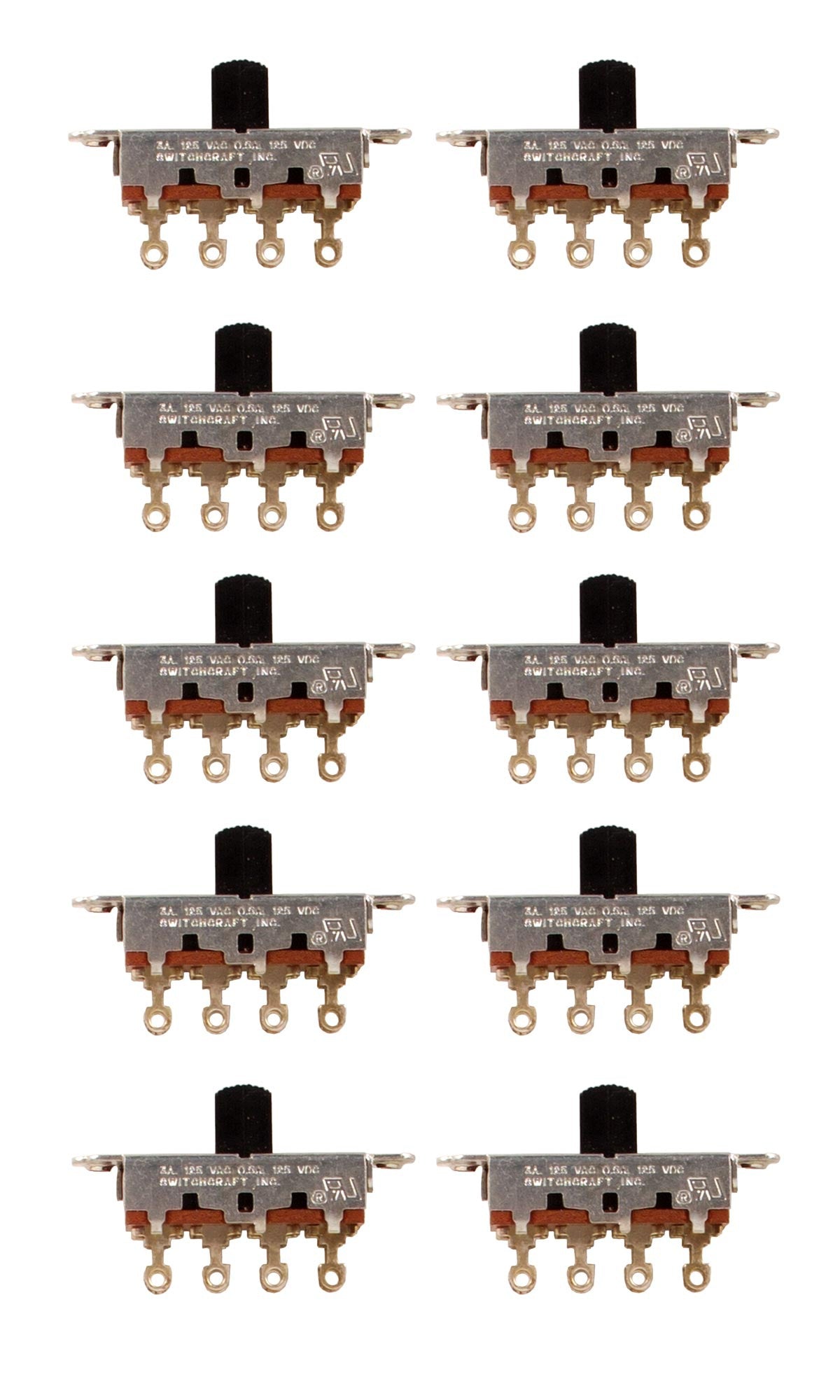 Switchcraft Slide Switches (10) 1990s