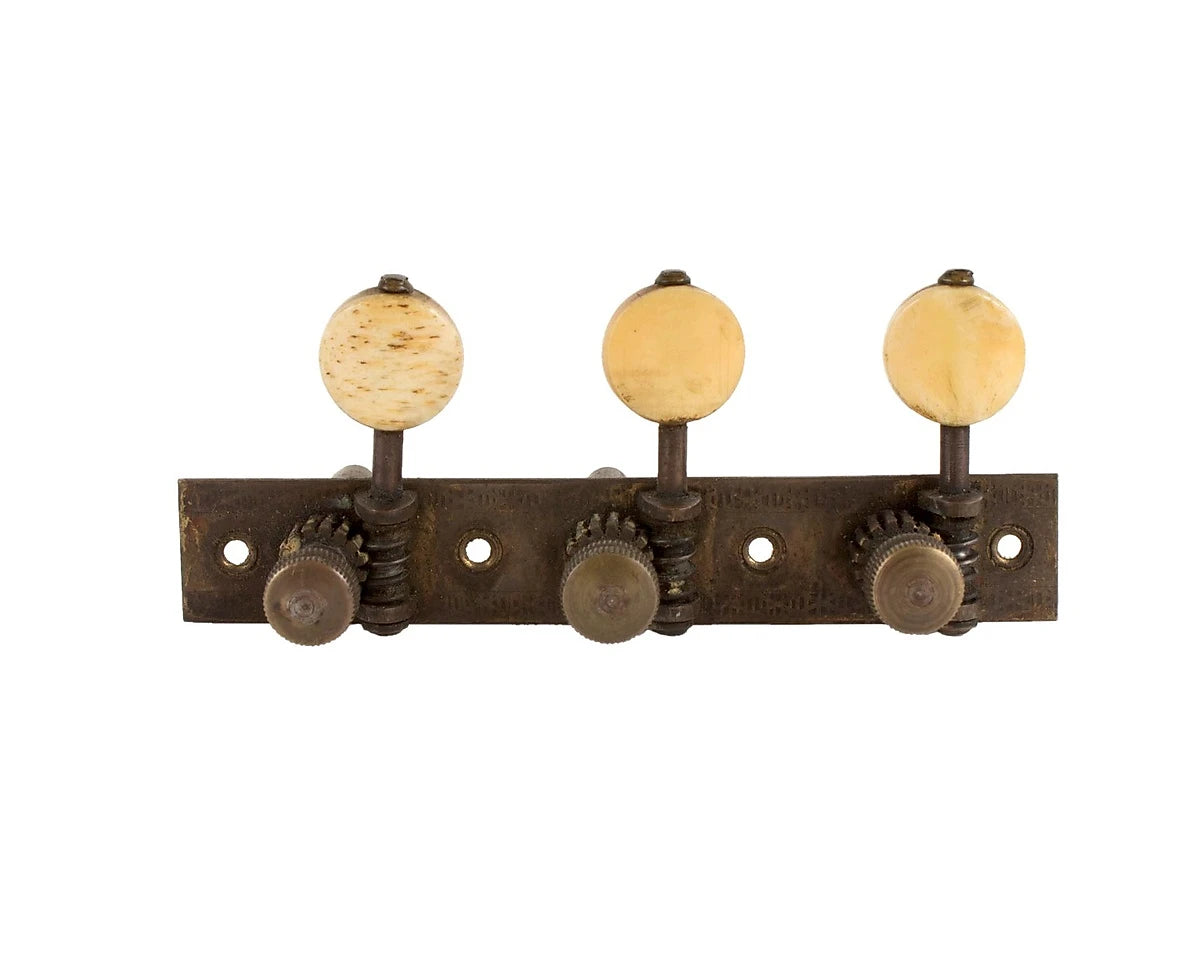 White 3 Per Side Tuners