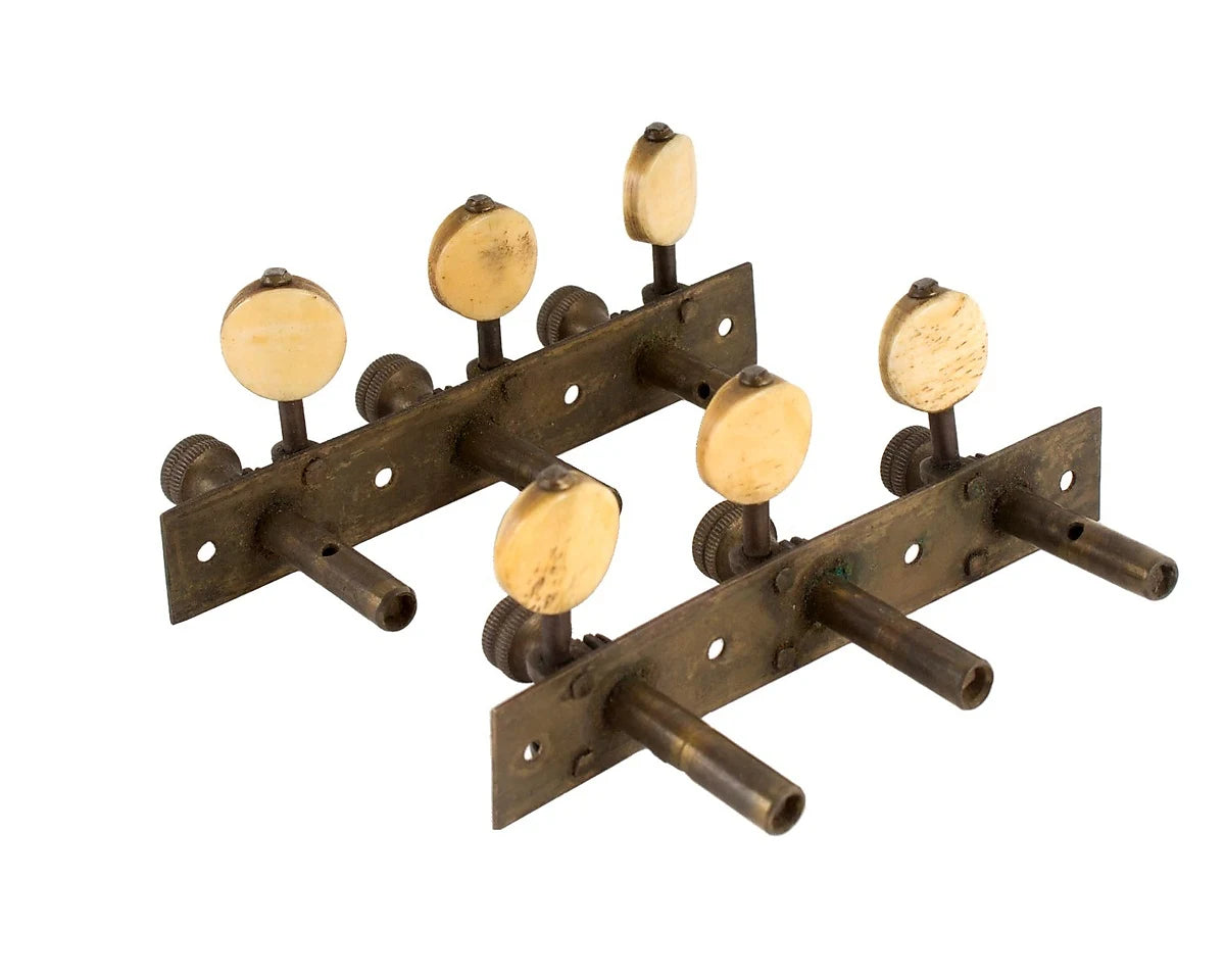 White 3 Per Side Tuners