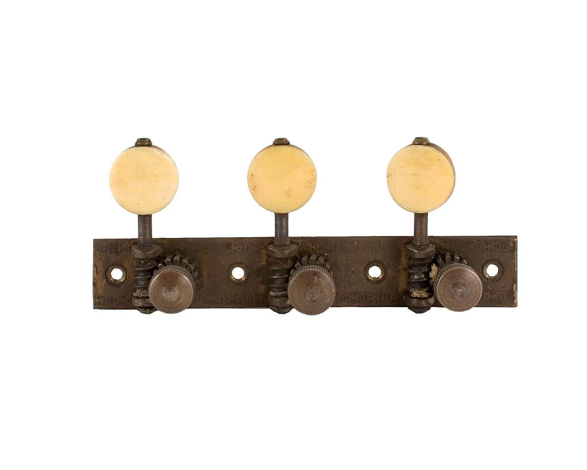 White 3 Per Side Tuners
