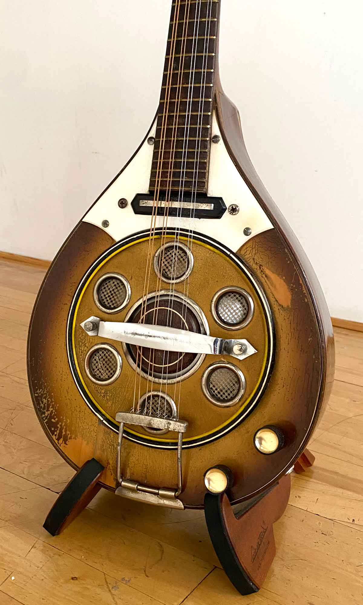 Del Vecchio Diana Electric Resonator Mandolin 1950s