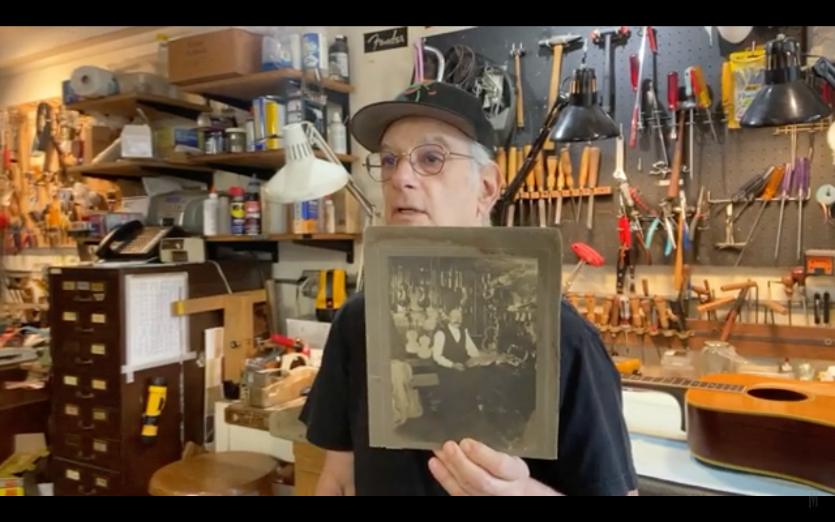 Load video: Matt discovers Schroeder’s name branding iron by chance in an antique shop in upstate New York.