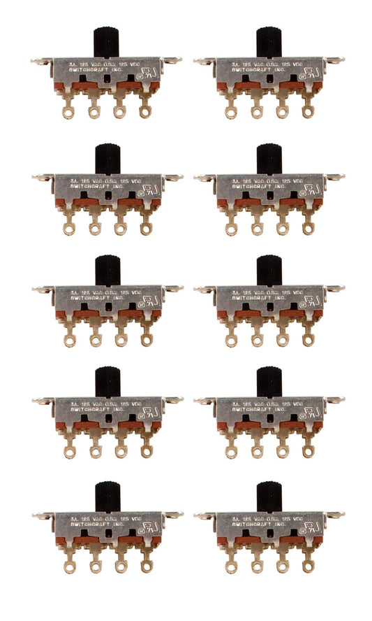 Switchcraft Slide Switches (10) 1990s
