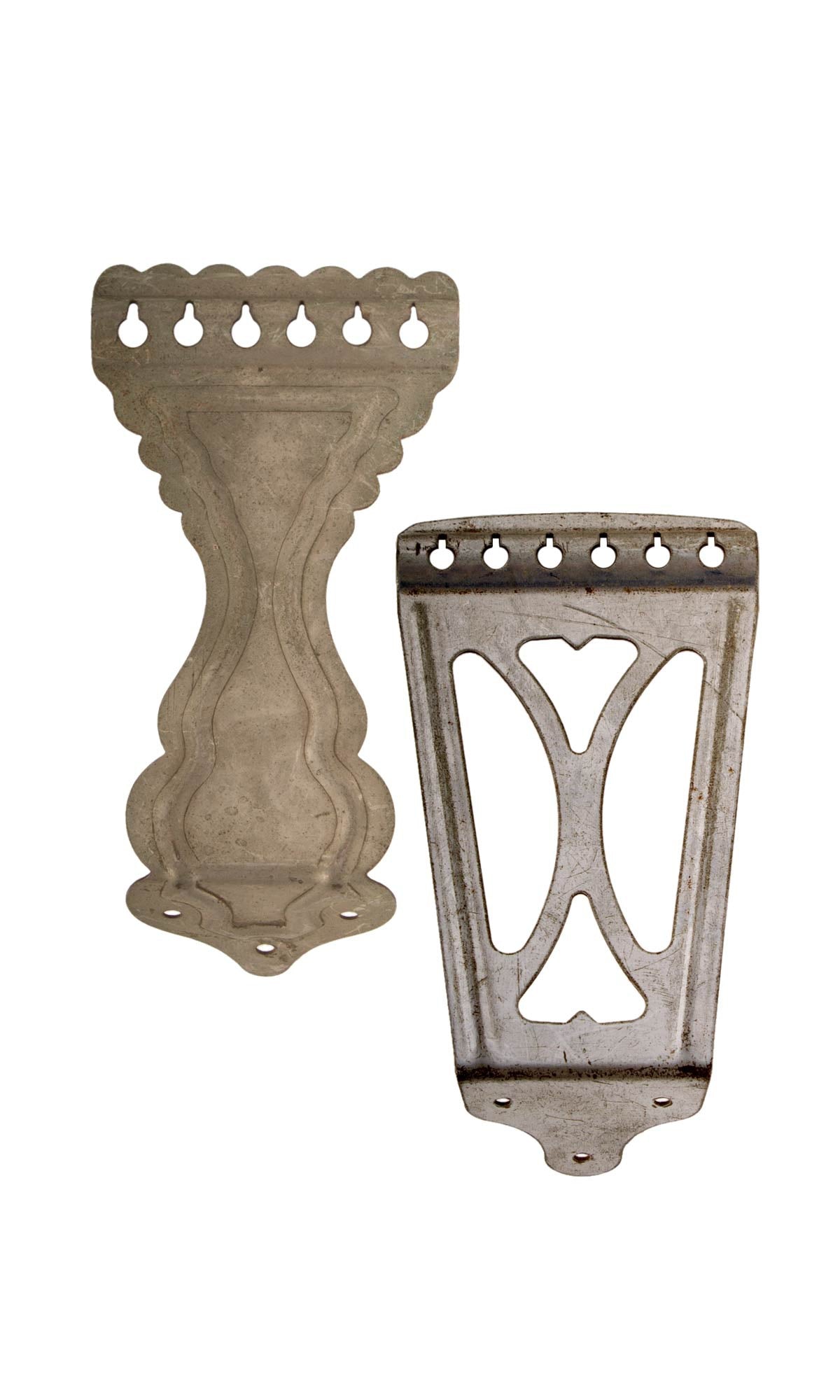 Flat-Top Nickel-Plated Tailpieces Old